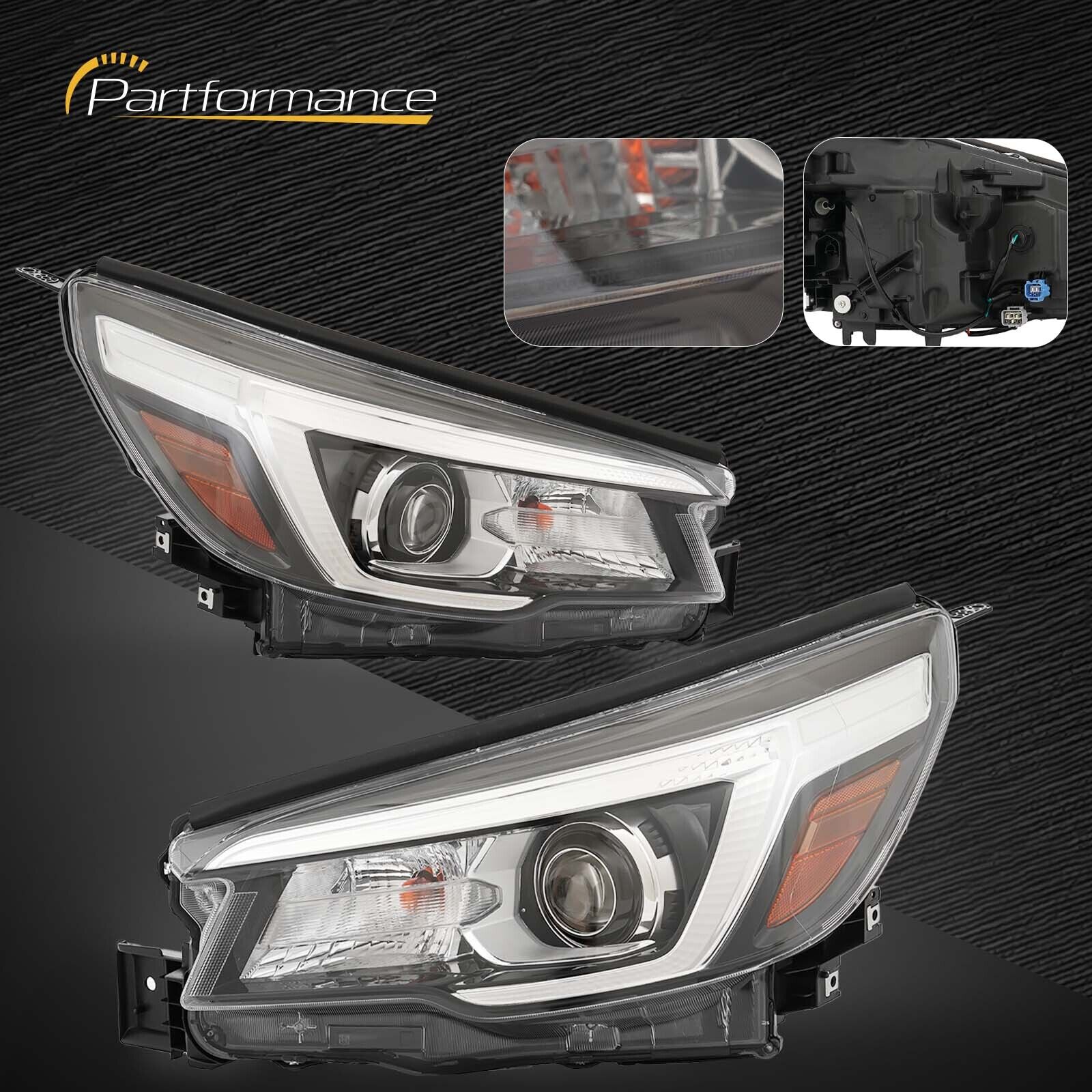 For 2019-2020 Subaru Forester Left & Right Halogen LED Headlight w/o AFS LH RH