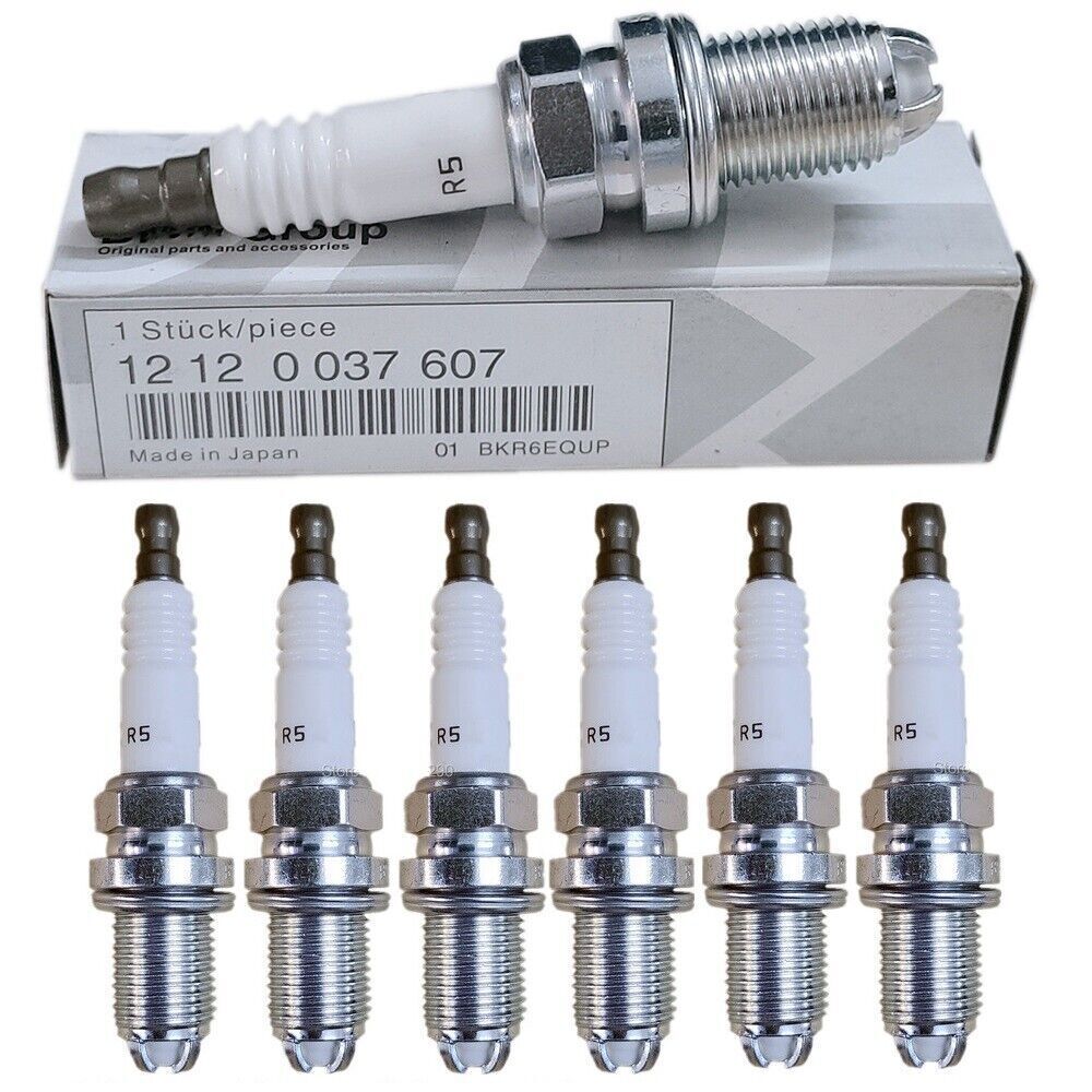 6Pcs Spark Plugs For bosch Platinum+4 4417 BMW E39 E46 E83 E36 E53 12120037607