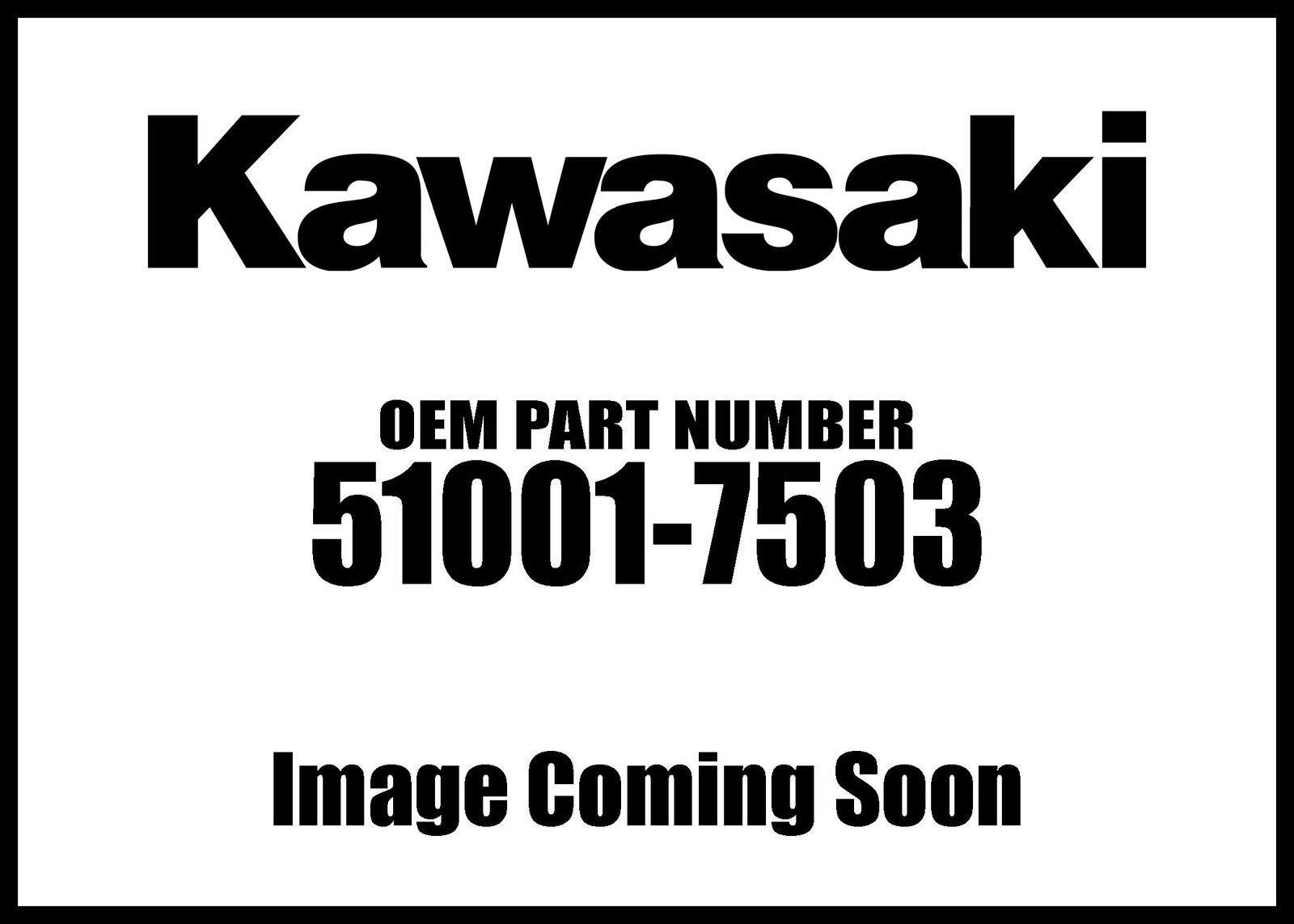 Kawasaki 2005-2006 Mule Tank Comp Fuel 51001-7503 New OEM