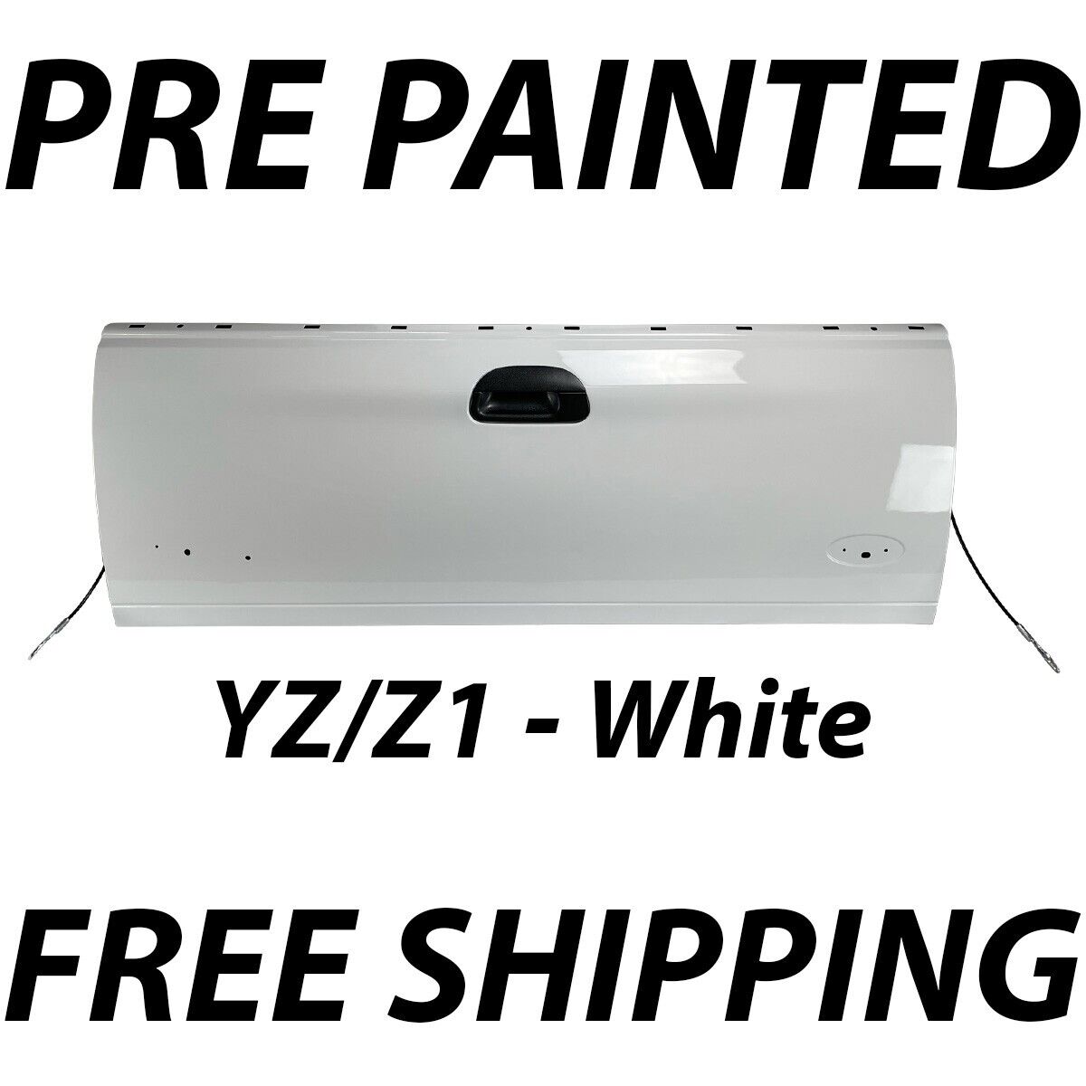 NEW Painted YZ/Z1 White - Rear Tailgate Assembly for Ford F250 F350 Super Duty
