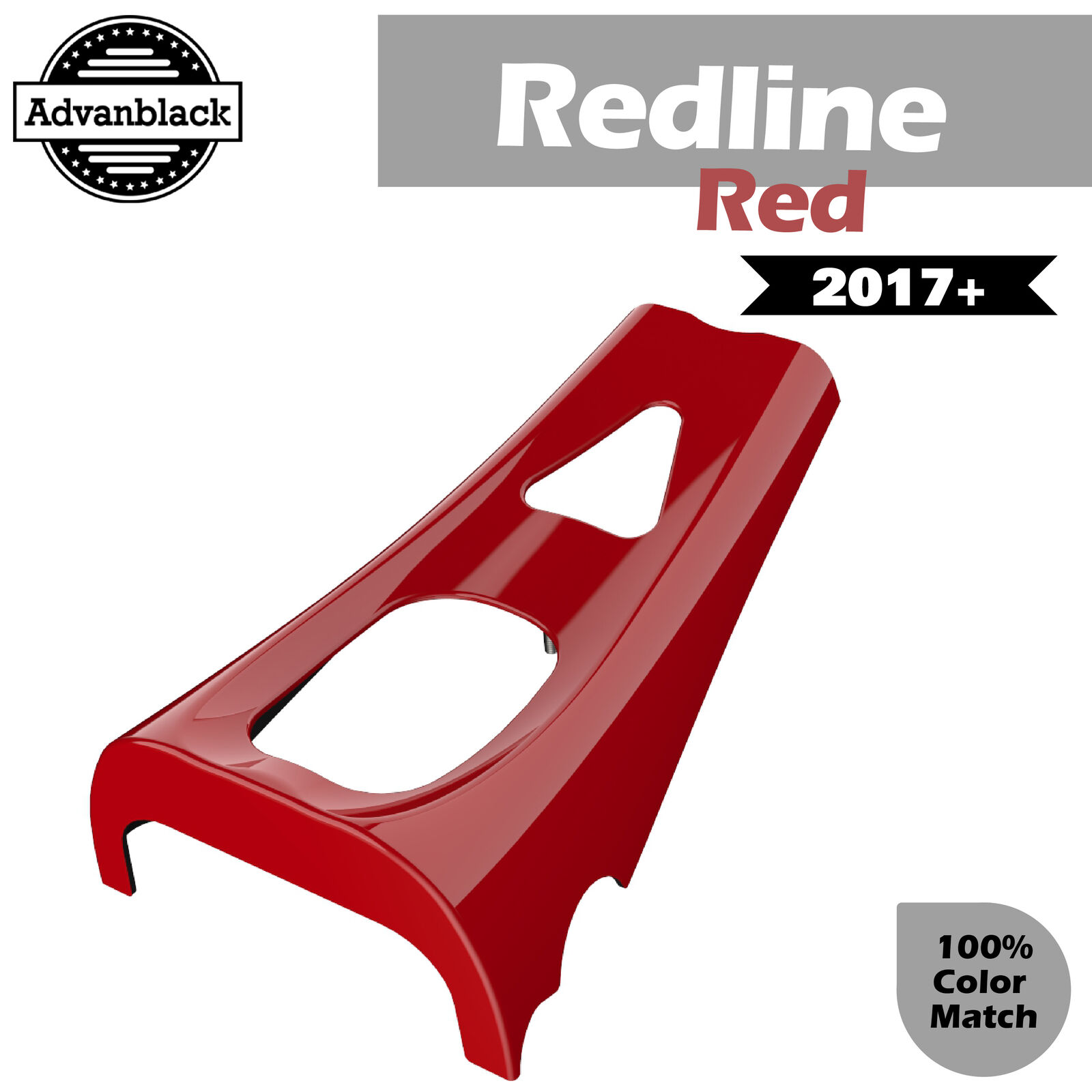 Redline Red ABS Chin Spoiler For Harley Street Road Glide 2017+ M8