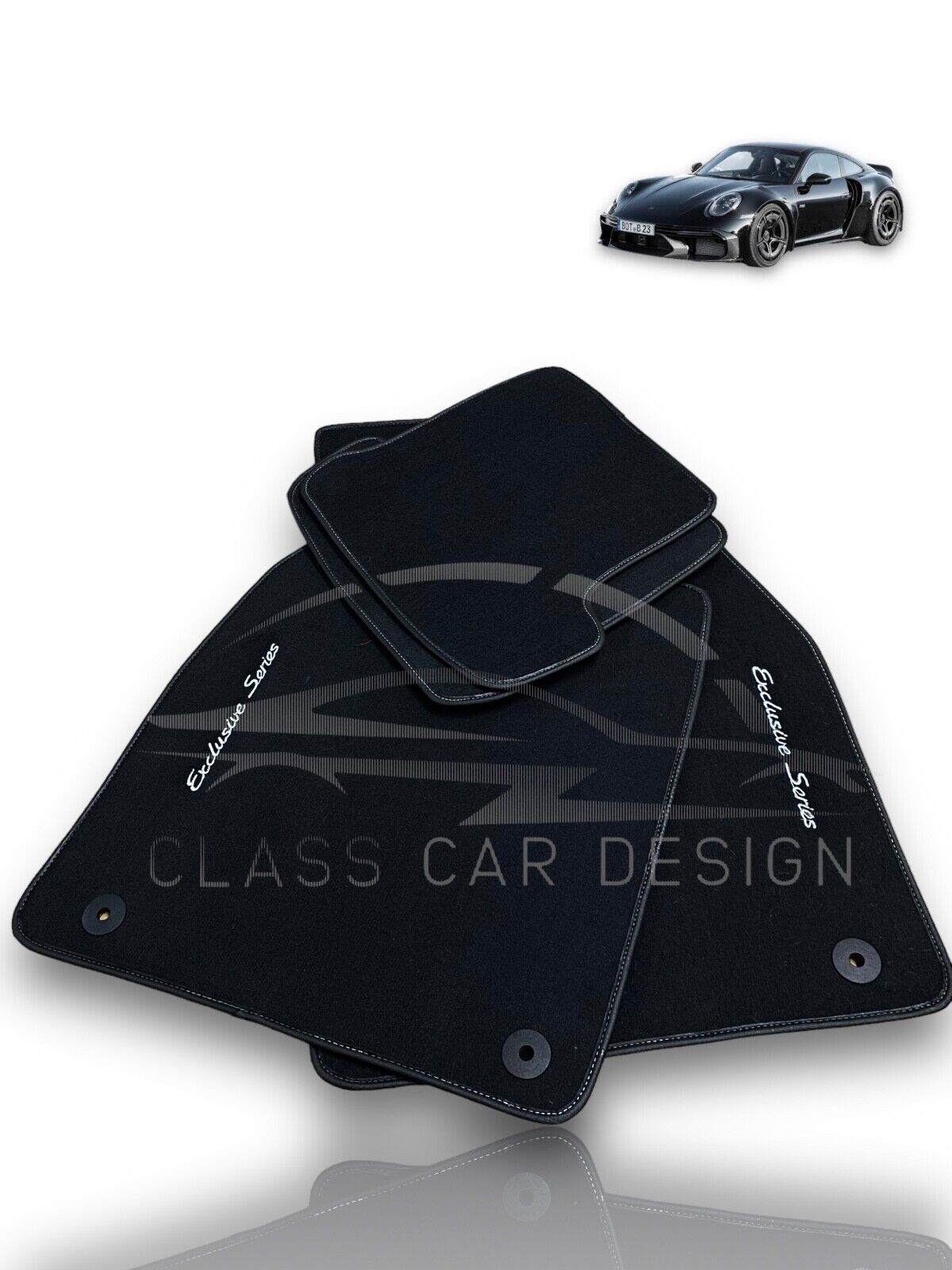 Luxury Car Carpet Velour Floor Mats Porsche 911/Boxter/Cayman/Panamera/Cayenne