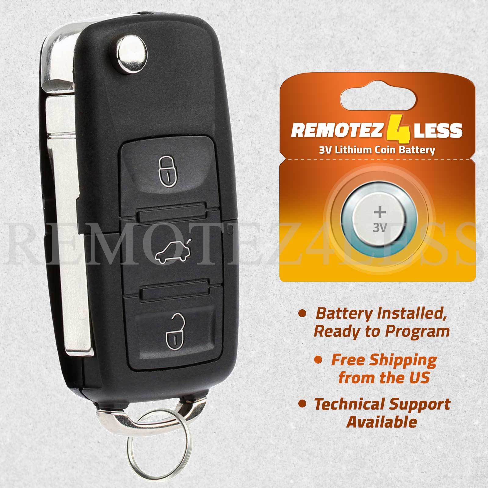 for 2002 2003 2004 2005 VW Volkswagen Jetta Passat Keyless Car Remote Key Fob