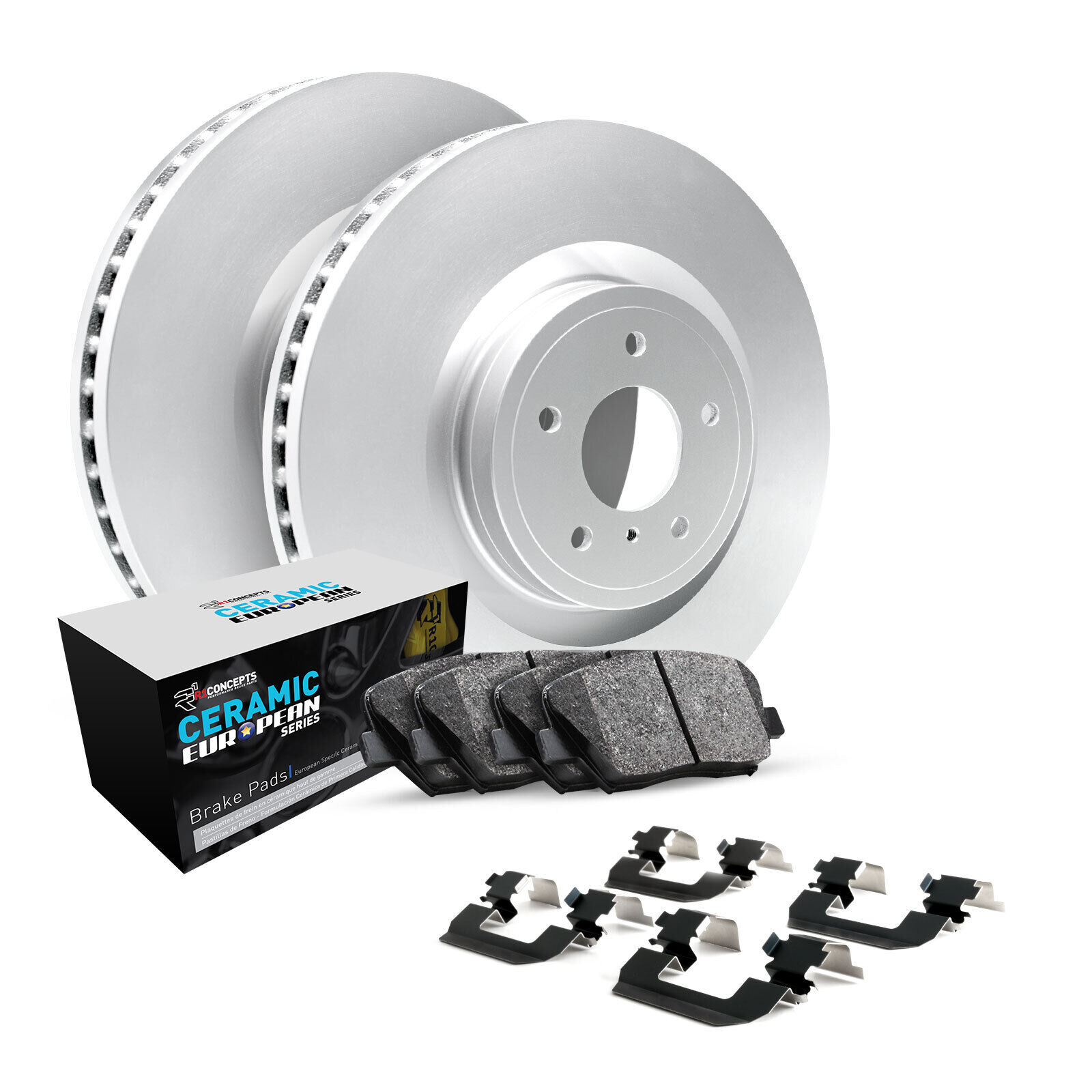 R1 Concepts Wdth1 31064 R1 Brake Rotors   Carbon Coated W  Euro Ceramic Pads