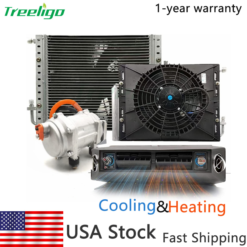 12V Underdash Universal Air Conditioner KIT Cooling&heating evaporator AC Unit
