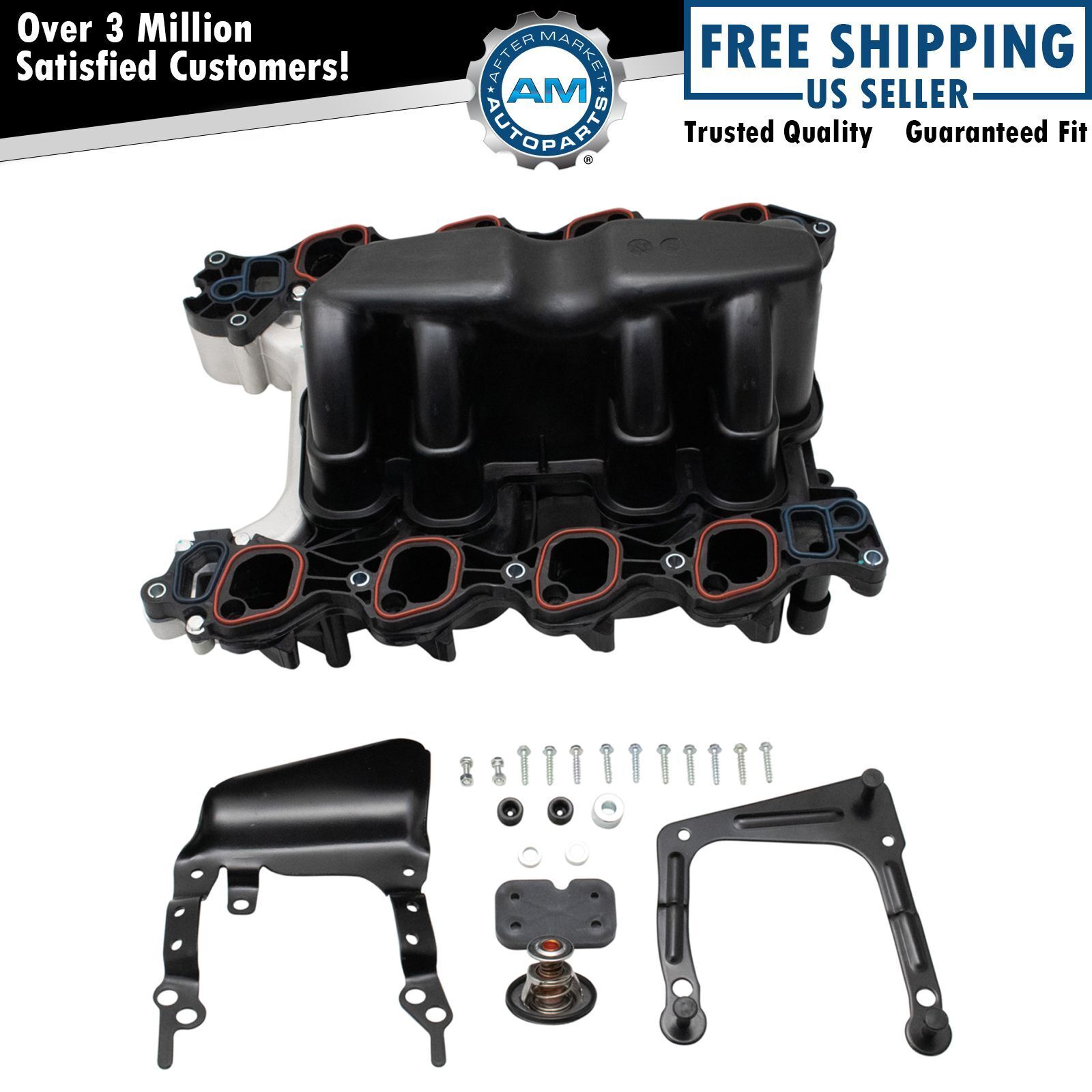 Intake Manifold w/ Thermostat & Gaskets Kit NEW for Ford Lincoln Mercury 4.6L V8