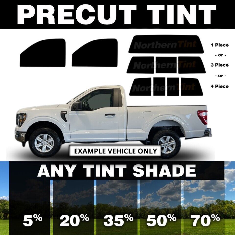 Precut Window Tint for Chevy 1500 Standard Cab 88-98 (All Windows Any Shade)