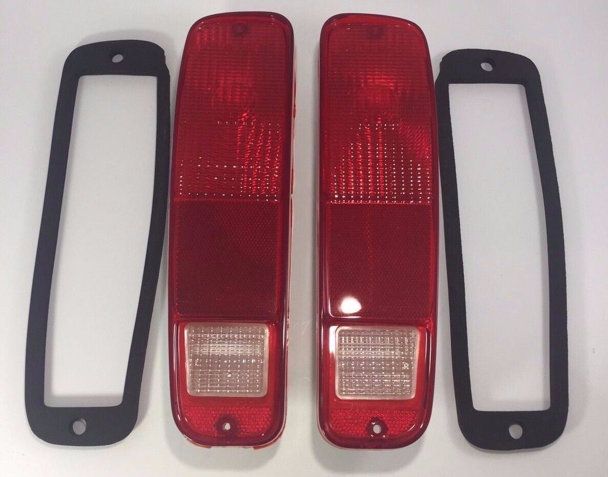 Pair Tail Lamp Lights & Gaskets For 1973-1979 Ford Truck & 1978-1979 Bronco