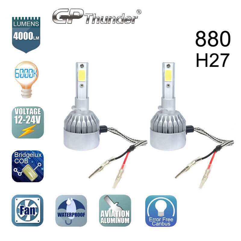 GP Thunder Cree LED 880 H27 881 885 893 899 6000K Fog Light DRL Bulb White