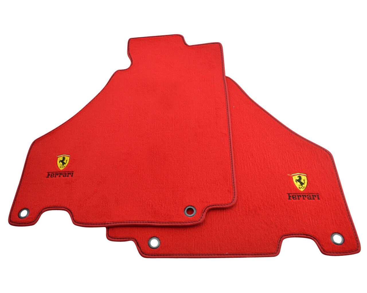 Floor Mats For Ferrari M Maranello 575 2002-2006 Red Carpets Set LHD NEW