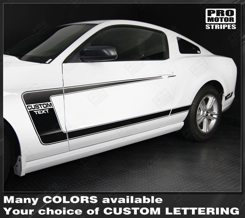 Ford Mustang 2005-2014 BOSS 302 Style Side C-Stripes Decals (Choose Color)