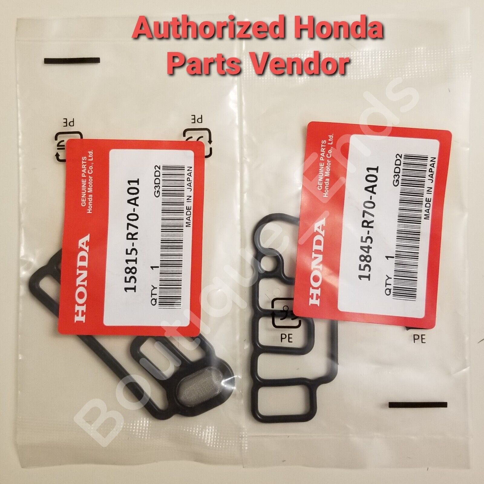 OEM Genuine Honda VTEC Gasket Solenoid Cylinder Head 15815-R70-A01 15810-R70-A04