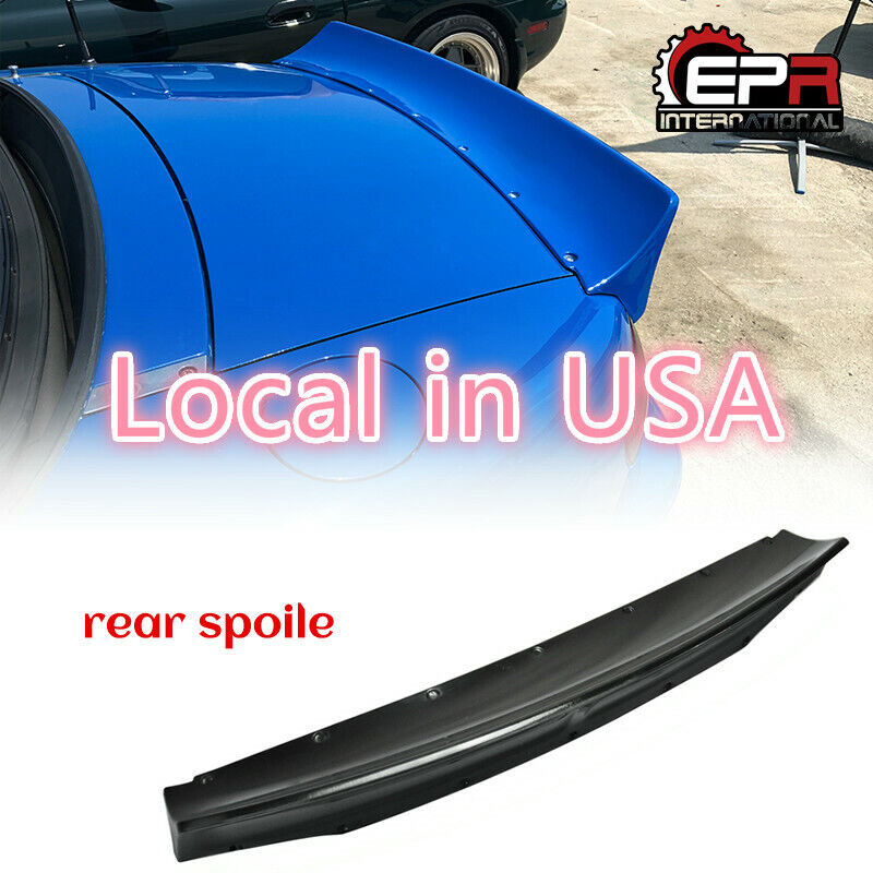 For Mazda MX5 NA Miata Roadster RB Style FRP Unpainted Rear Spoilers Wings Lip