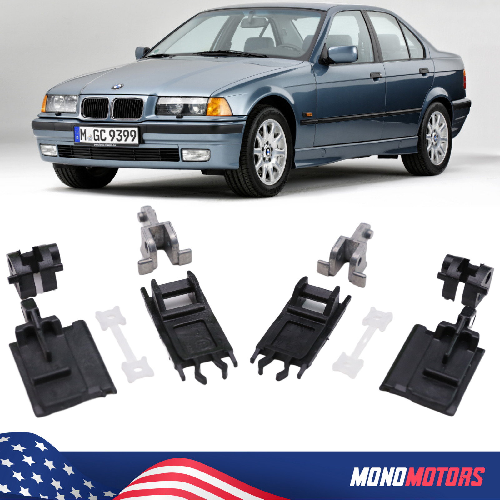 SUNROOF REPAIR KIT for BMW 3 SERIES E36 RIGHT LEFT SET FREE 3-5 DAYS DELIVERY