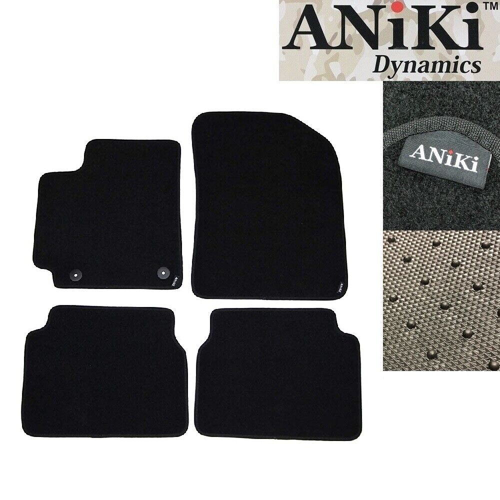 ANiKi Custom Premium Nylon Thick Black Carpet Floor Mats Fits 2007-2011 Corolla