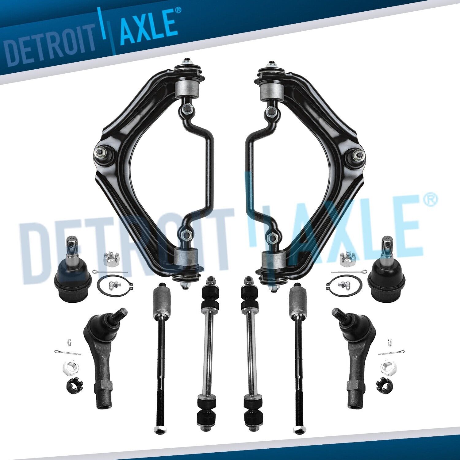 10pc Front Upper Control Arms Sway Bars Suspension Kit for Ford Explorer Mercury