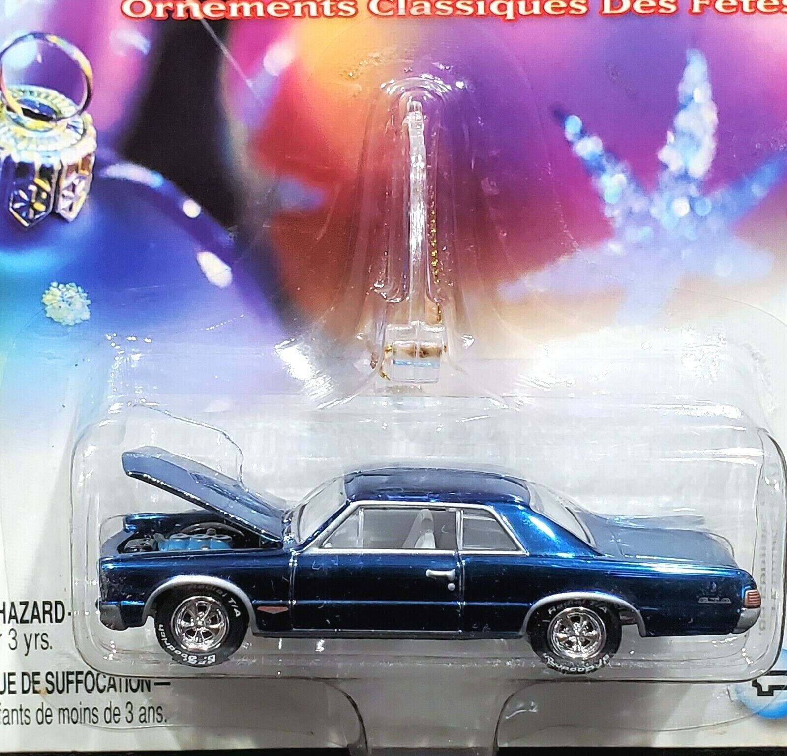 65 1965 Pontiac GTO Johnny Lightning Holiday Classic Christmas Tree Ornament Car