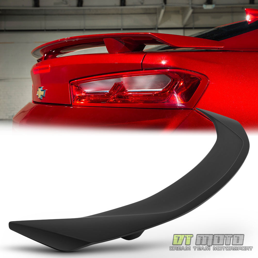 2016-2018 Chevy Camaro RS SS ZL1 3-POST ABS Rear Trunk Spoiler Wing Matte Black