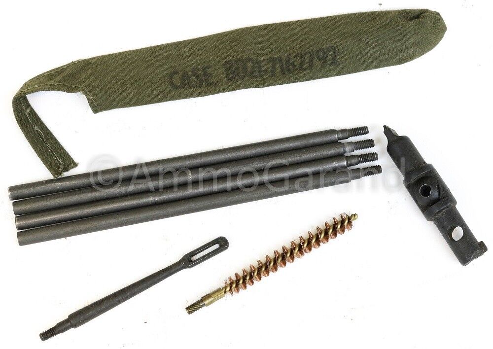 USGI Original M10 Cleaning Rod Set for M1 Garand Butt Stock .30 cal Rod Brush