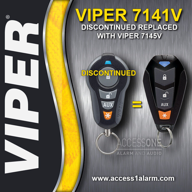 Viper 7141V 1-Way Replacement Remote Control Transmitter Fob EZSDEI7141 7145V