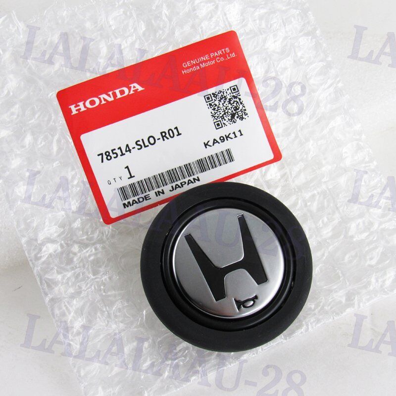 JDM Horn Button For Momo Steering Wheel For Honda Acura NSX EG6 EK9 DC2 Black