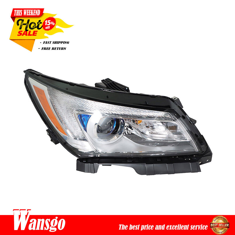 For 2014-16 Buick LaCrosse Passenger Right Projector Headlight Halogen w/LED DRL