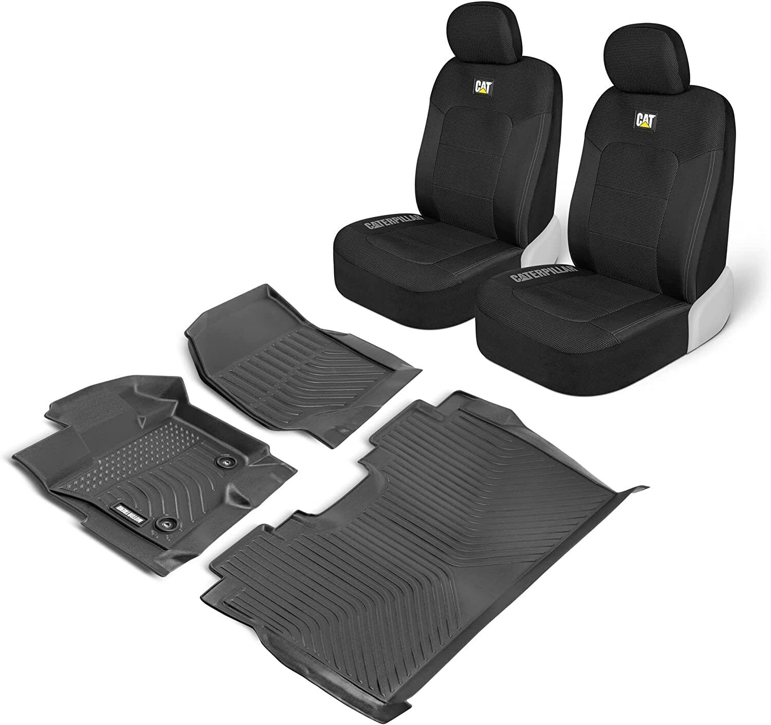 CAT MeshFlex Custom Floor Mats & Seat Covers for Ford F-150 SuperCrew 2015-2023