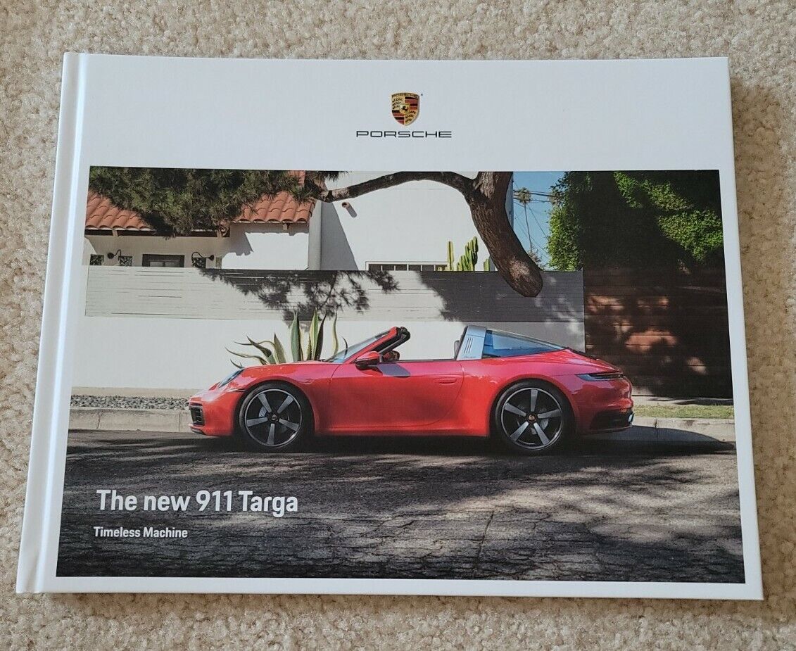 2021 Porsche 911 Targa Hardcover Original Sales Brochure