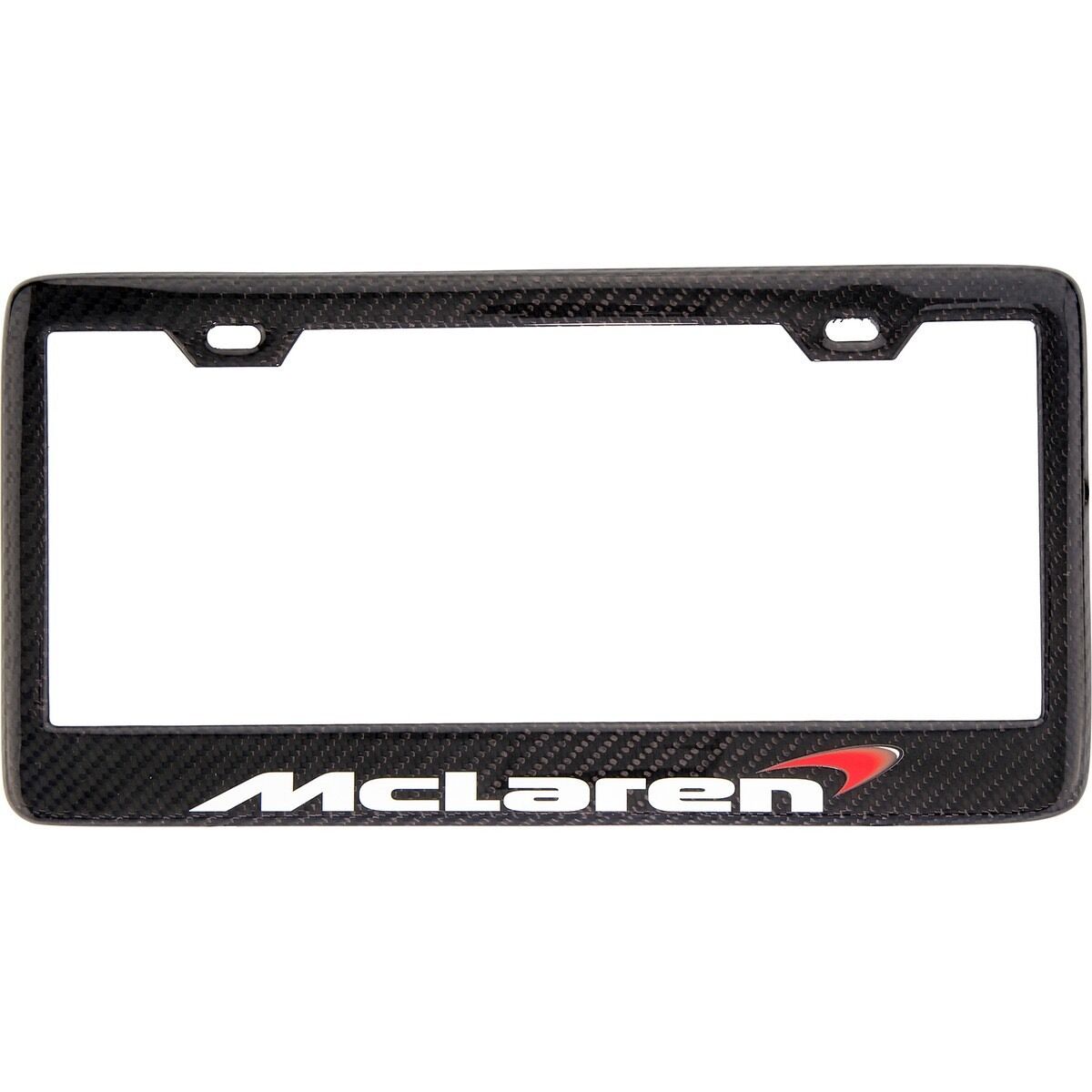 Real Handmade Carbon Fiber McLaren license plate frame p1 SHOW QUALITY