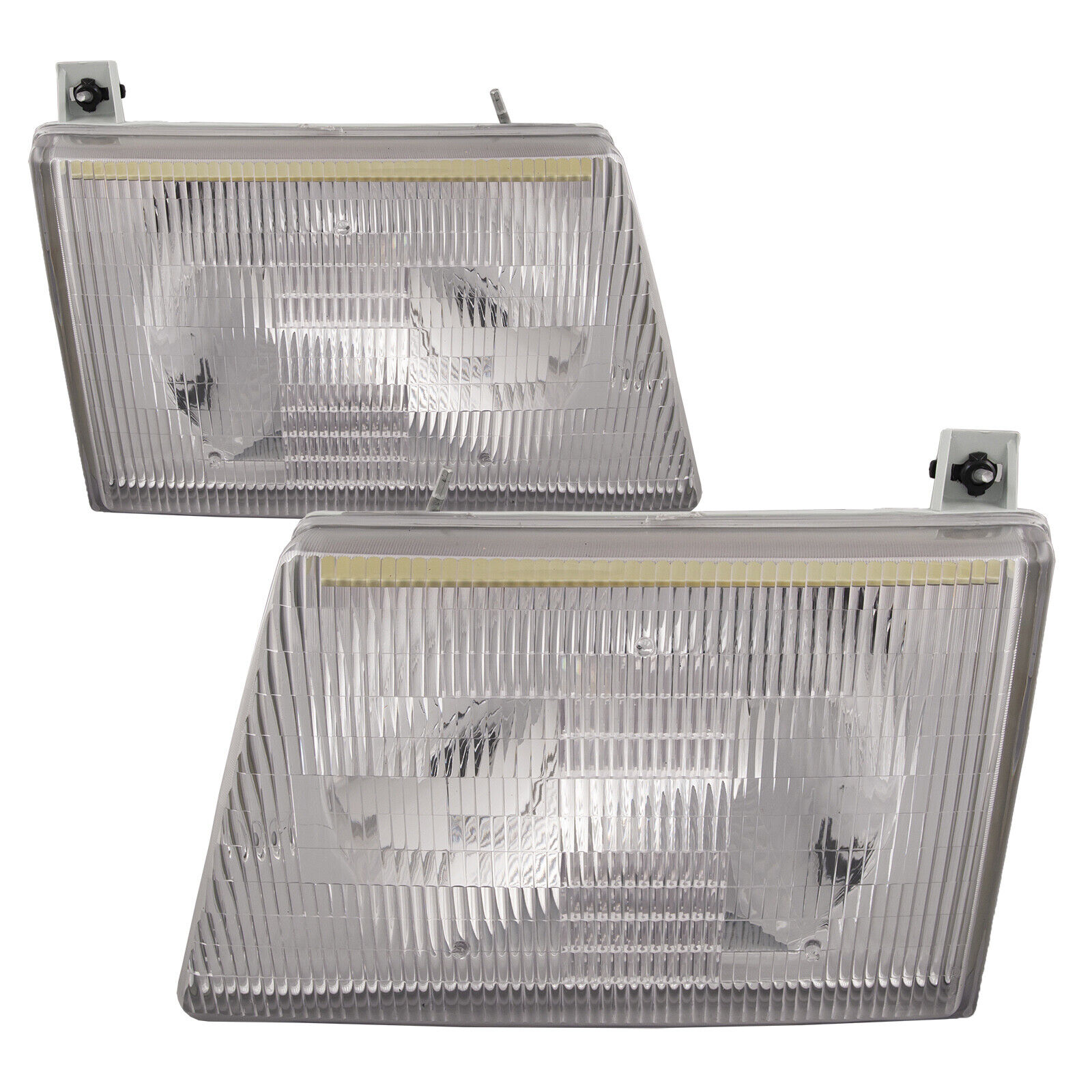 Left and Right Headlights Pair Fits Thor Motor Coach Hurricane 1996-1999 RV