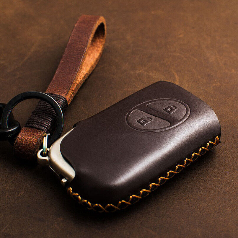 Genuine Leather Car Key Fob Case Cover For Lexus RX350 ES350 IS250 GX460 LX570