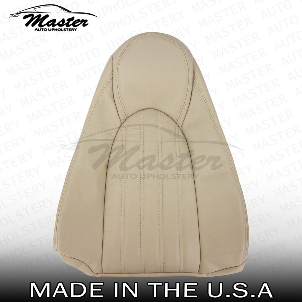 Front Replacement Cashmere Tan Leather Seat Covers Fit 1997 - 2000 Jaguar XK8