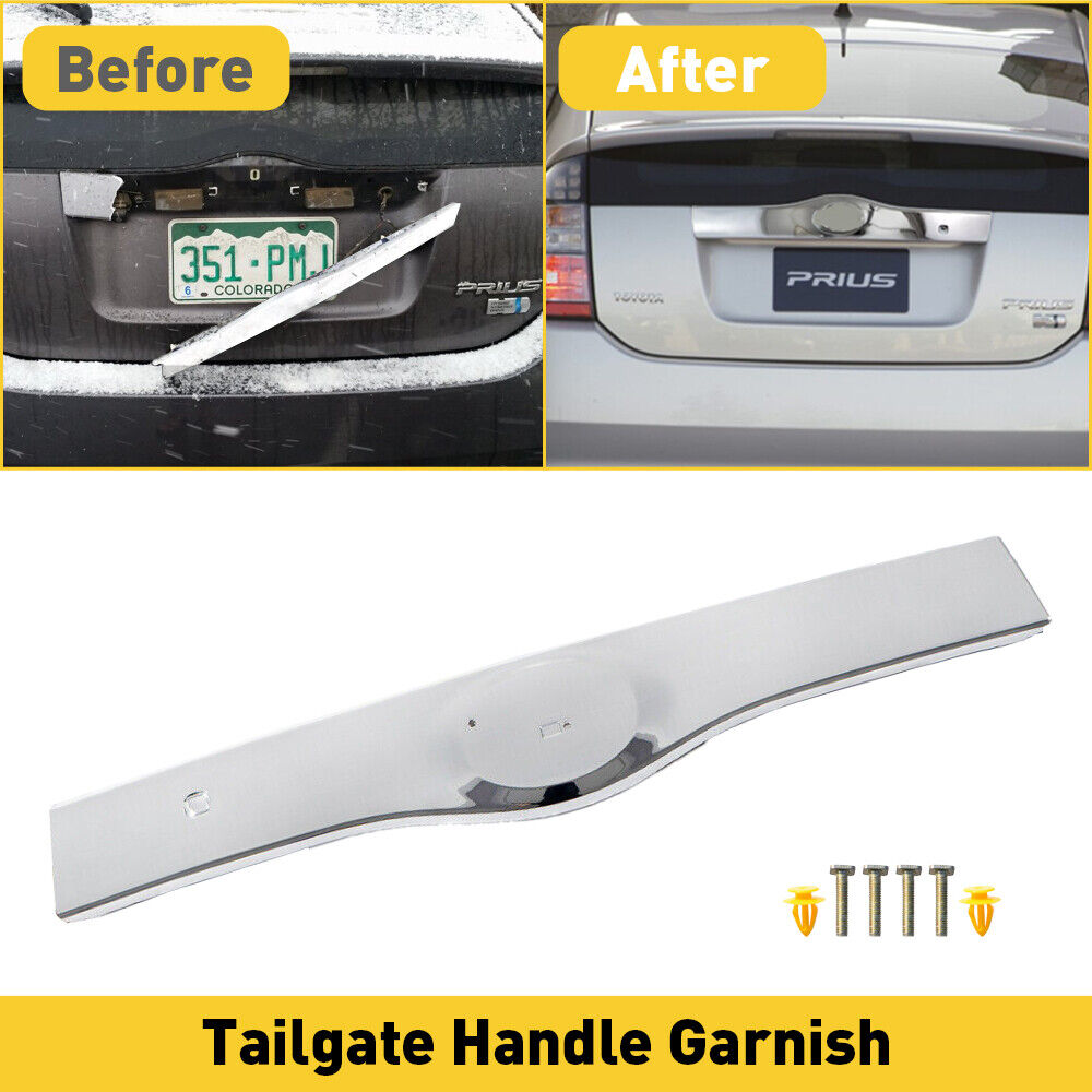 For 04 -09 Prius Rear Exterior Tailgate Handle Garnish Liftgate 7680147040C0 USA