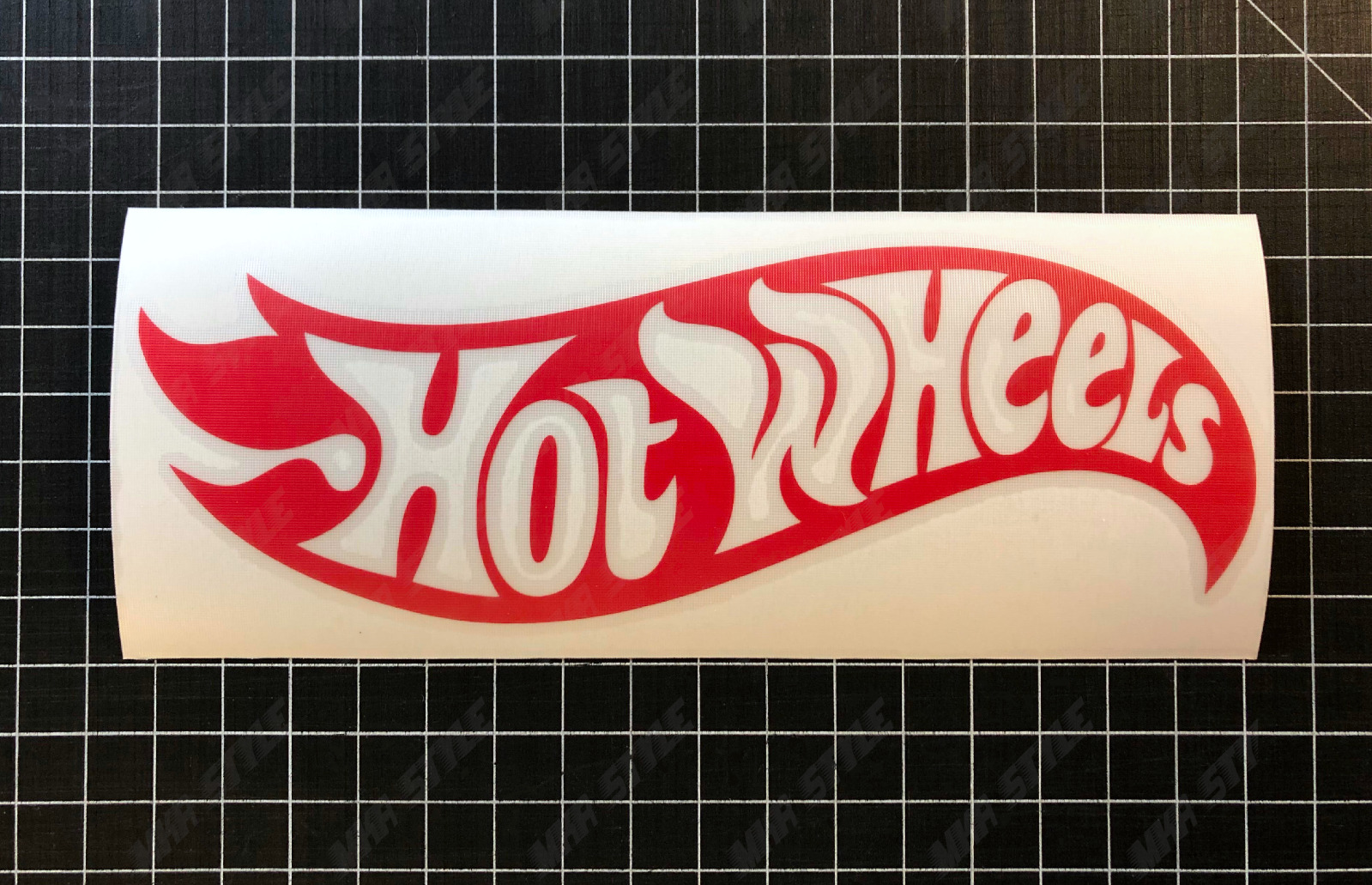 Hot Wheels Decal - Choose Color and Size - Vinyl Sticker