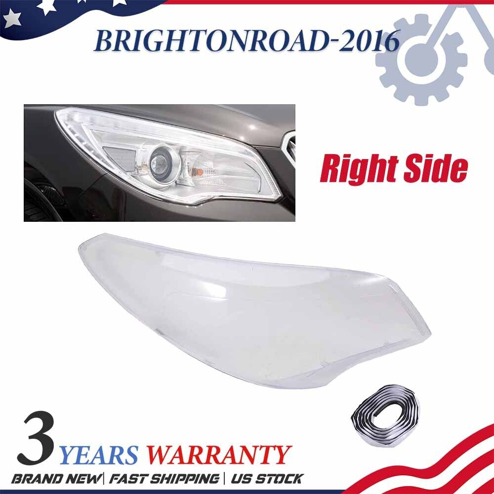 1 × Right Clear Headlight Lens Covers W/ Seal Glue For Buick Enclave 2013-2017