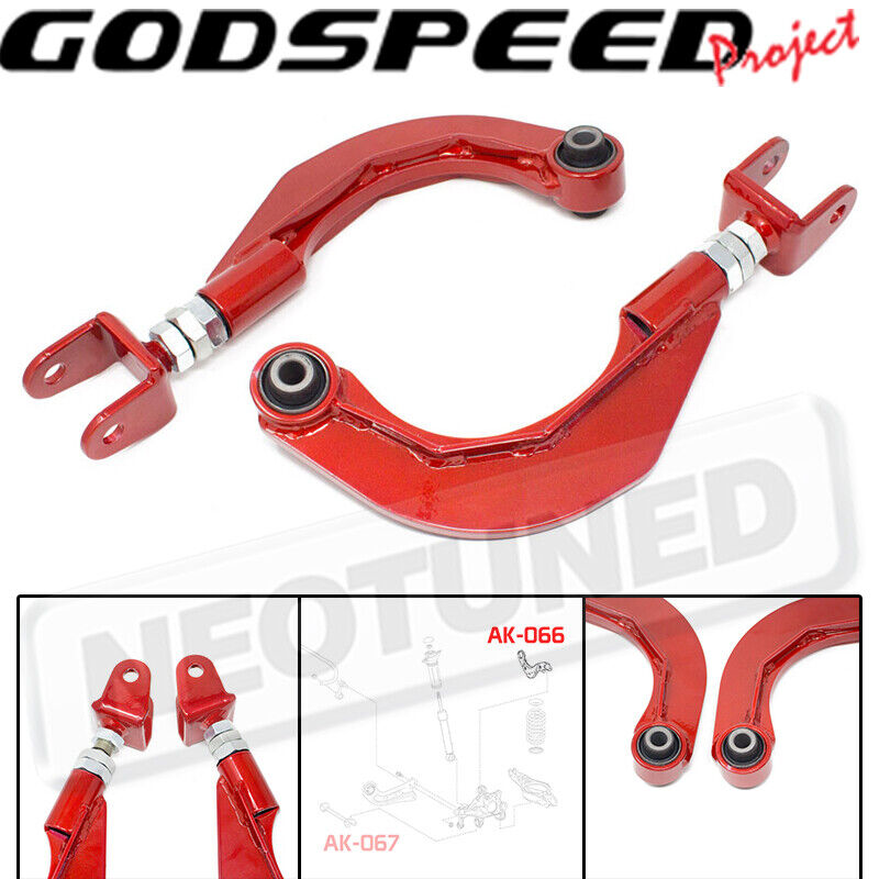 Godspeed Adjustable Camber Rear Control Arms Kit For Toyota Camry XV70 2018-24