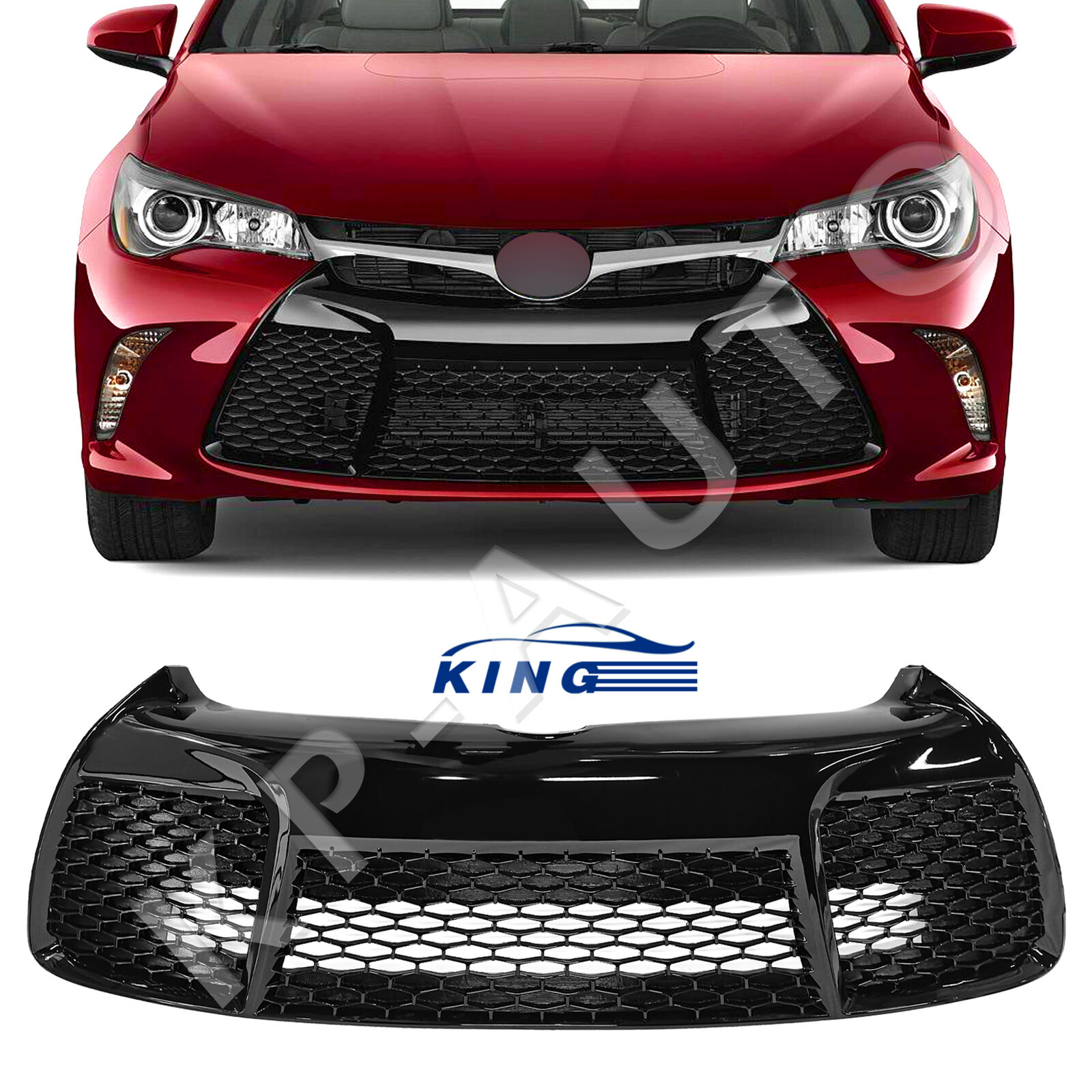 For 2015 2016 2017 Toyota Camry SE XSE Grill Sport Front Bumper Lower Grille