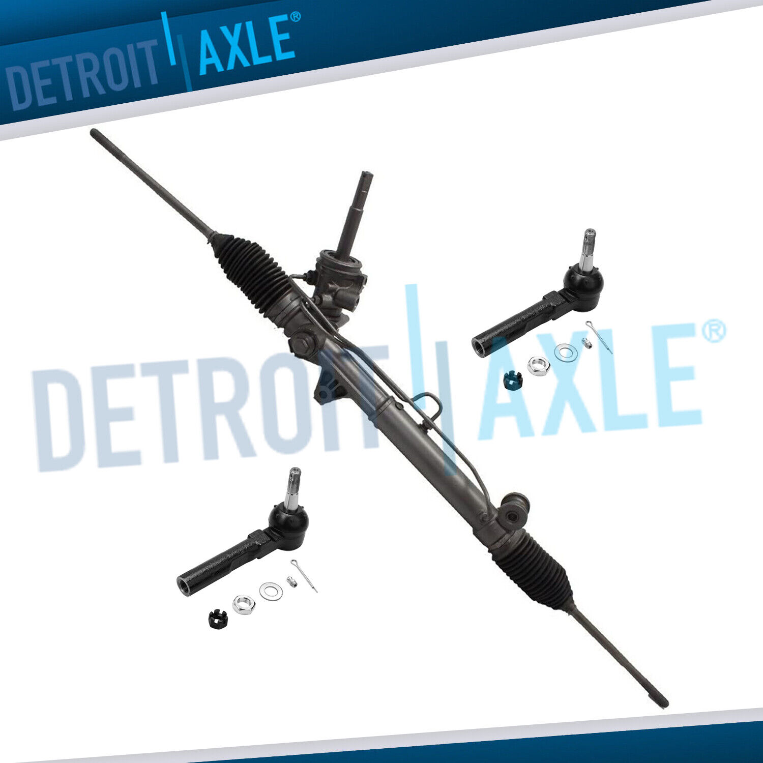 Power Steering Rack and Pinion + Outer Tie Rod for Rendezvous Pontiac Aztek