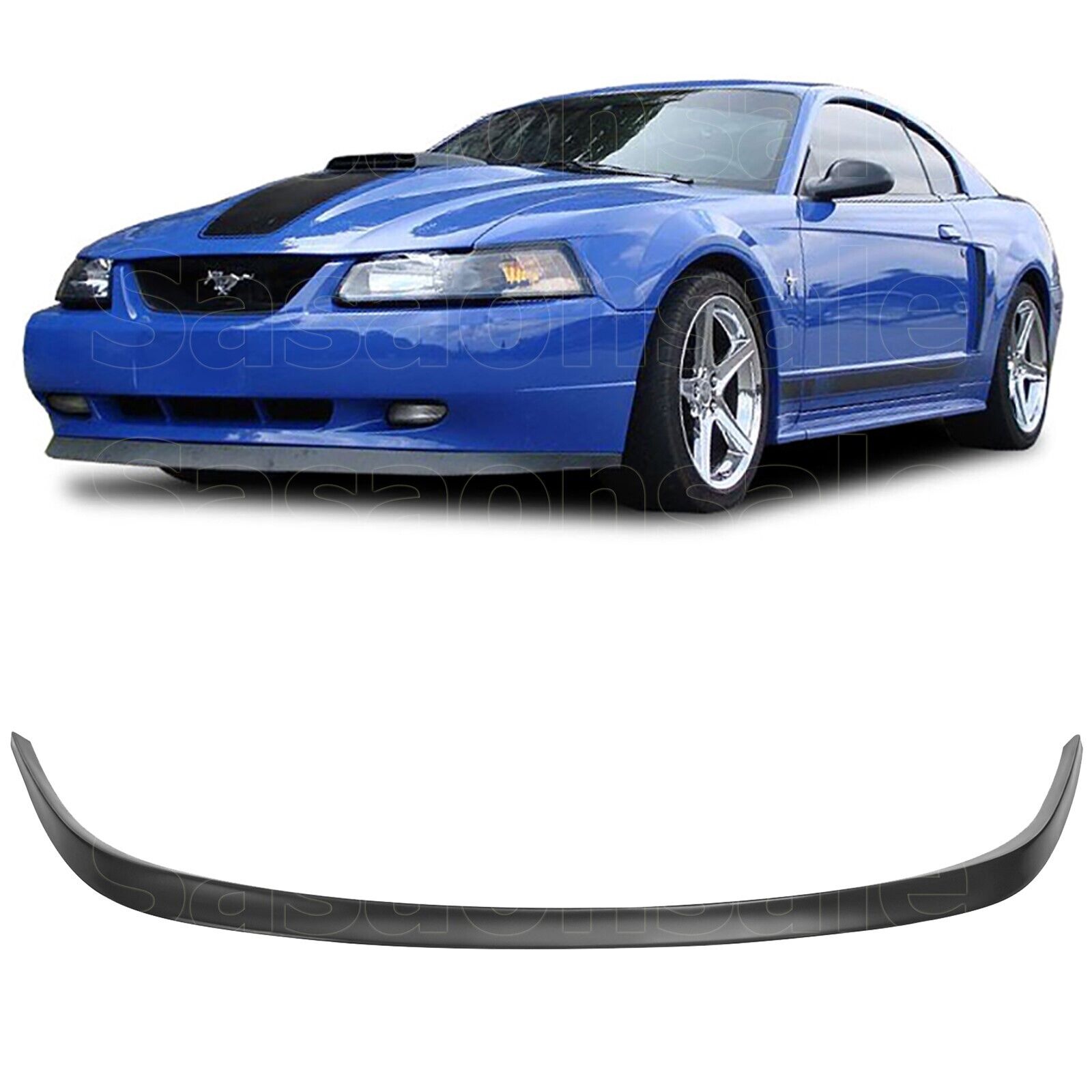 [SASA] Fit for 99-04 Ford Mustang GT V8 Mach 1 OE PU Front Bumper Lip Splitter