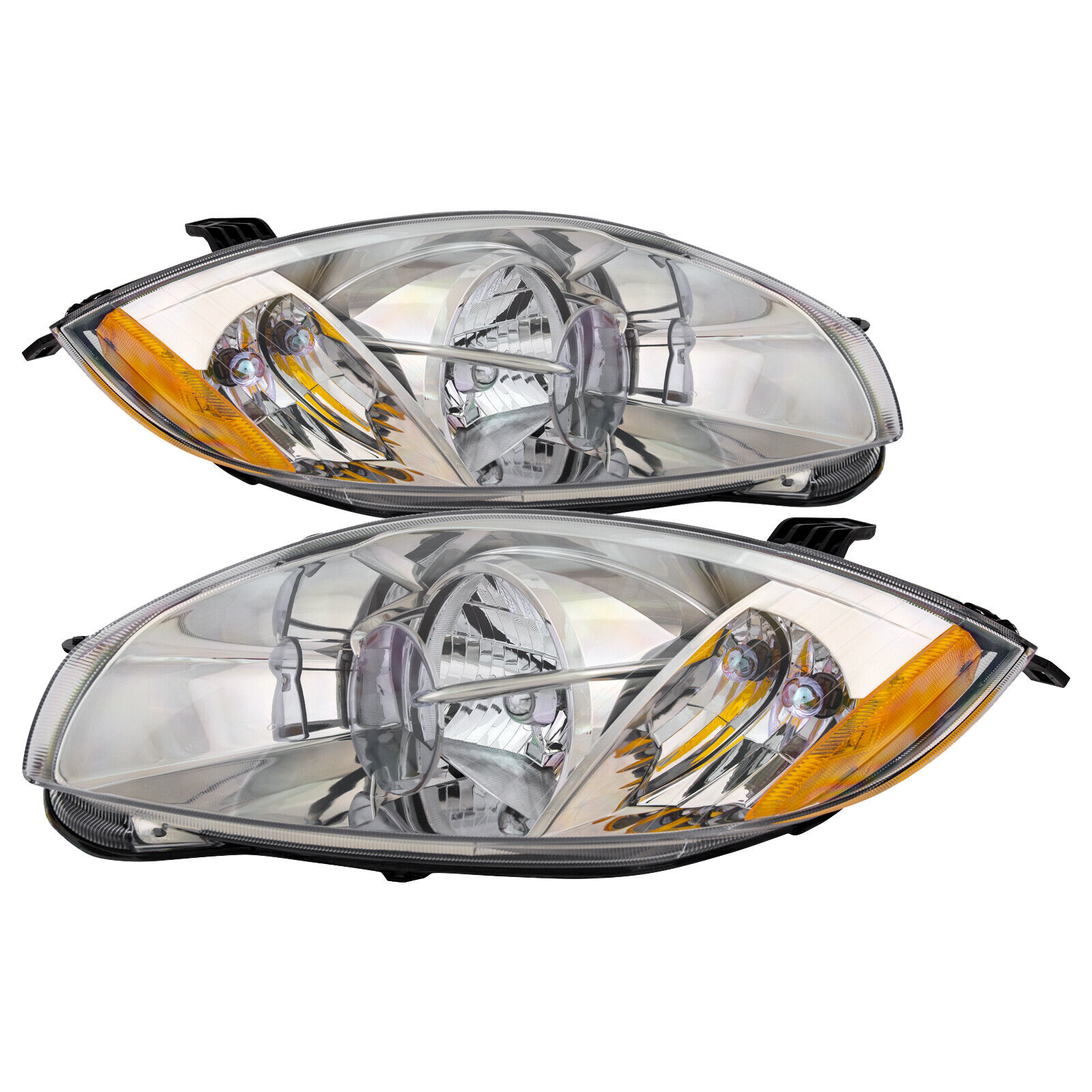Headlights Set Halogen CAPA For 06-07 Mitsubishi Eclipse Coupe and Spyder