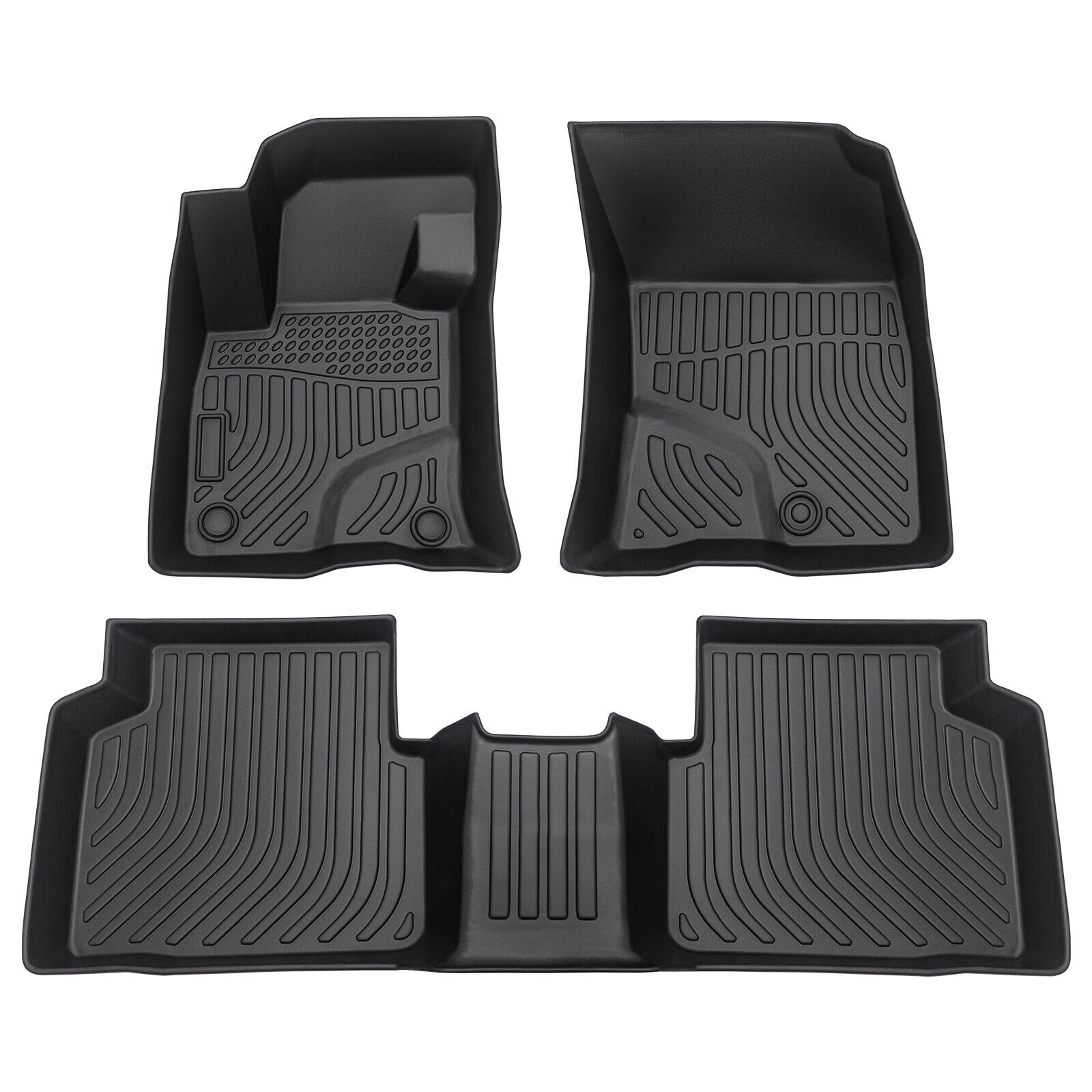 Car Floor Mats for 2020-22 Ford Escape All-Weather TPE Rubber Liners