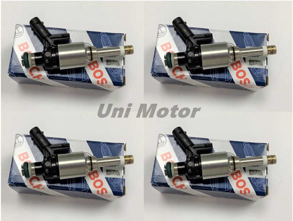 06L906036L 4x OEM Bosch Fuel Injector Set For VW Golf Audi S3 Quattro 2.0T
