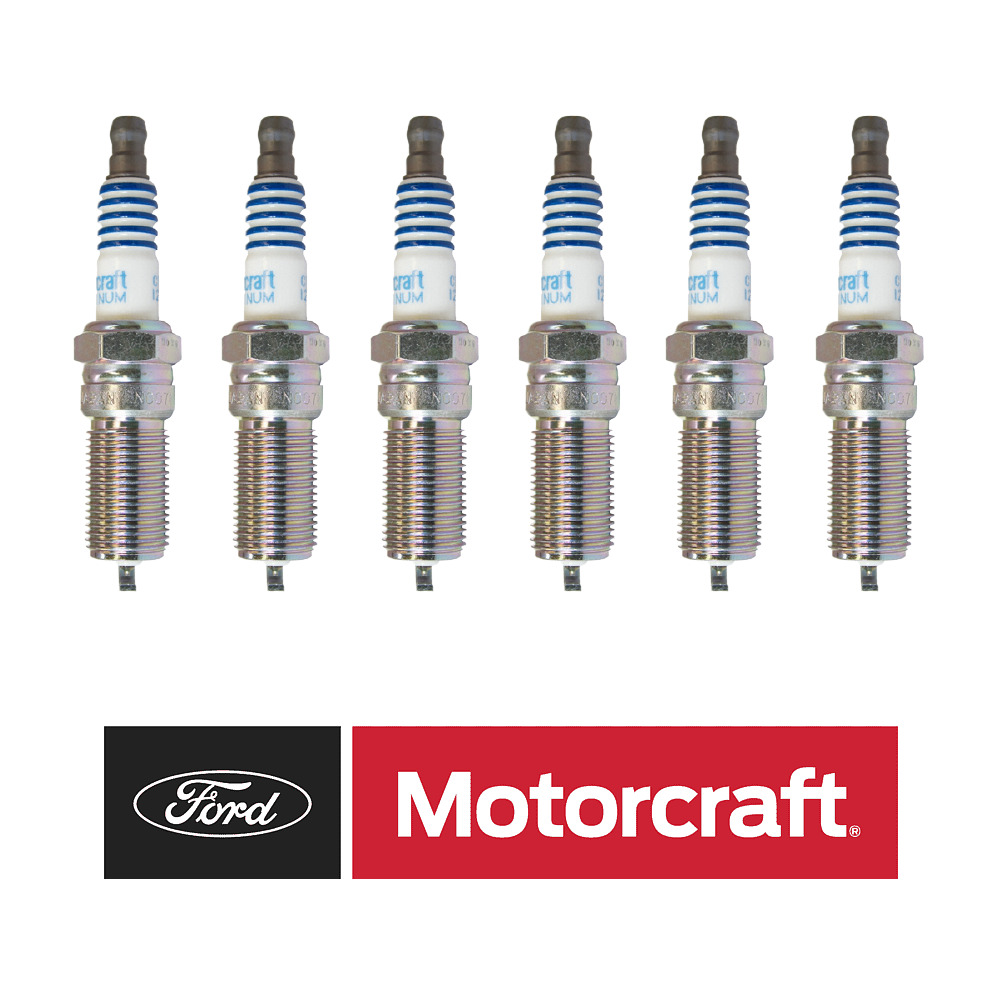 6X Motorcraft Platinum Spark Plug For 11-14 Ford Flex Mustang 3.5L 2.7L SP520