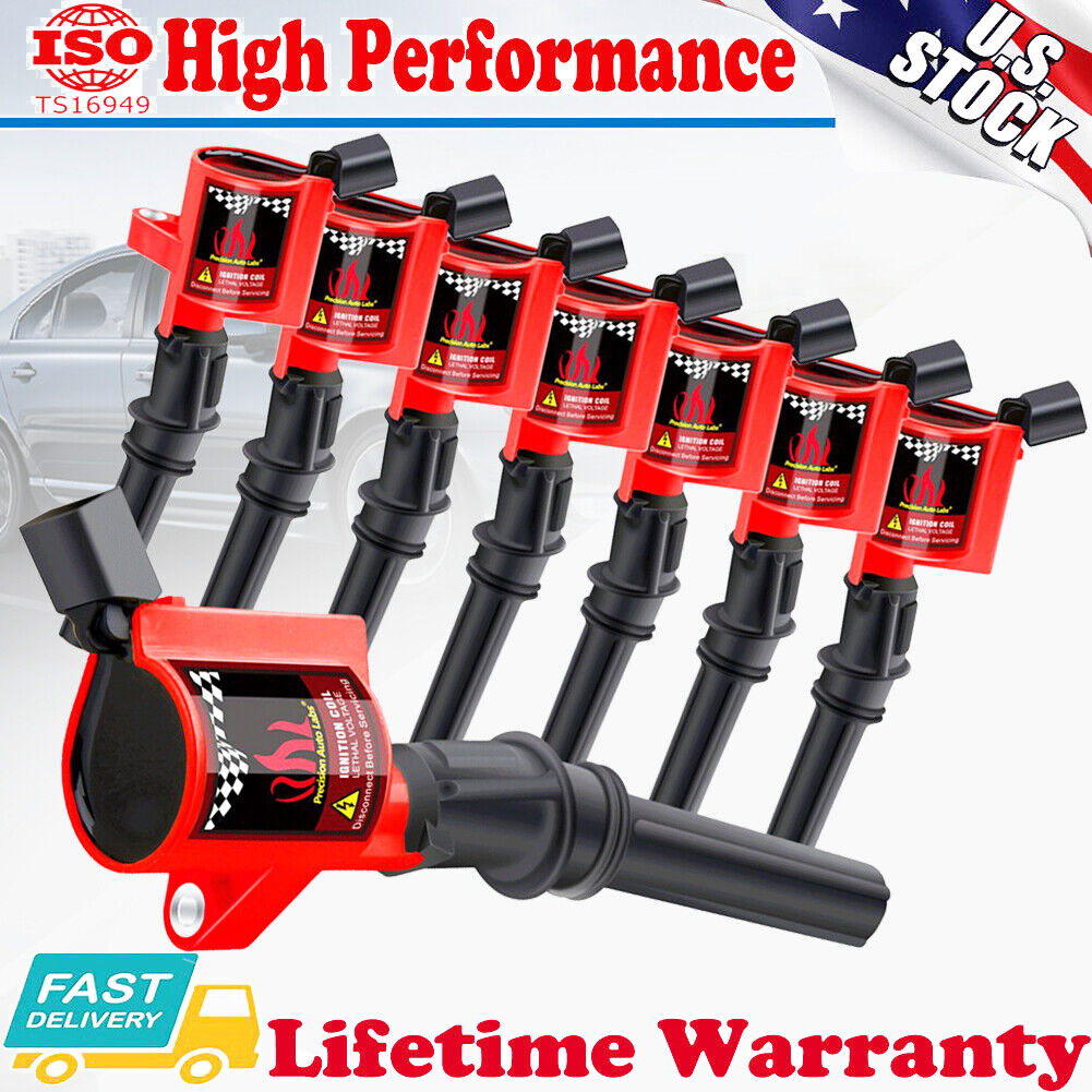 8 Pack Ignition Coil For Ford F150 Expedition 2000 2001 2002 2003 2004 4.6L 5.4L