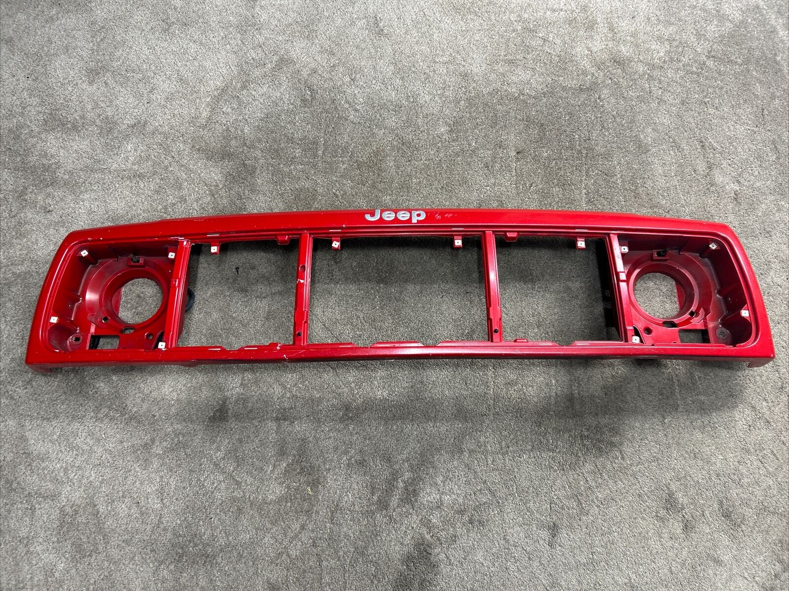 97-01 Jeep Cherokee XJ Sport Classic Limited Header Panel OEM Flame Red Bare