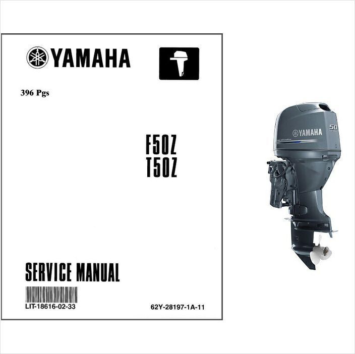 Yamaha F50 T50 4-Stroke Outboard Motor Service Repair Manual CD - F 50 HP F50Z