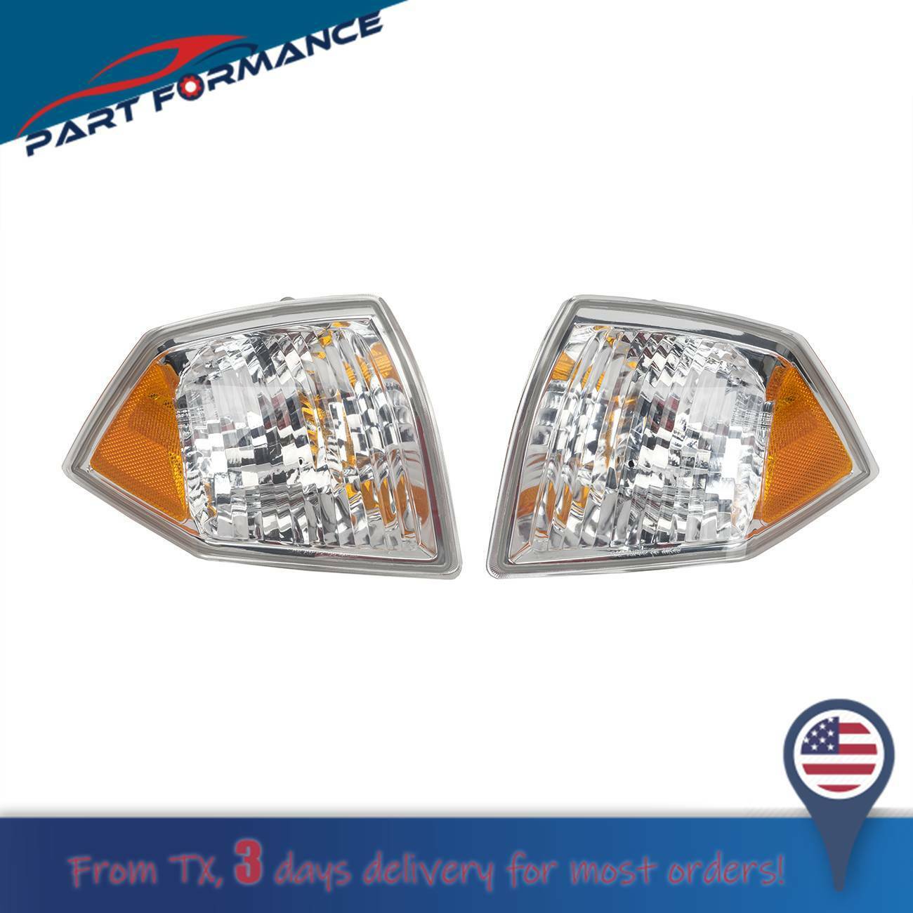 For 2007-2010 Jeep Compass Turn Signal Light Corner Parking Lamp Left&Right Side
