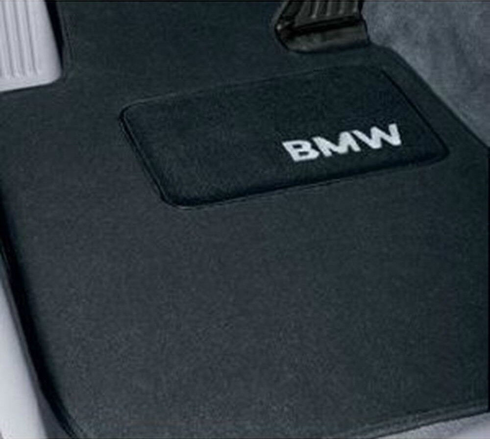 BMW OEM Black Carpet Floor Mats w/Pad 2002-2008 E65 745i 750i 760i 82110144039
