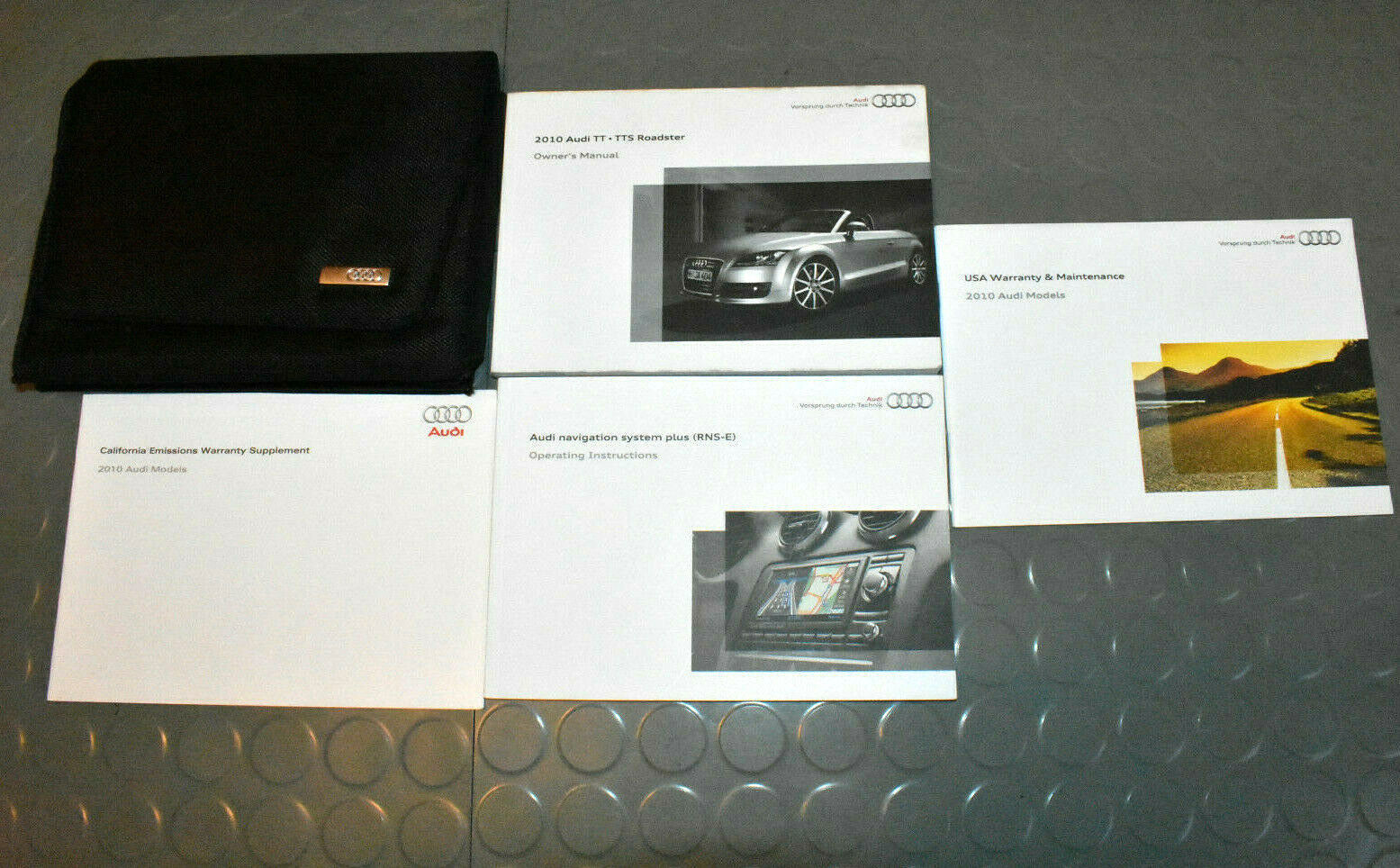 2010 Audi TT TTS Roadster Owners Manual - SET (w/Navigation Manual) 