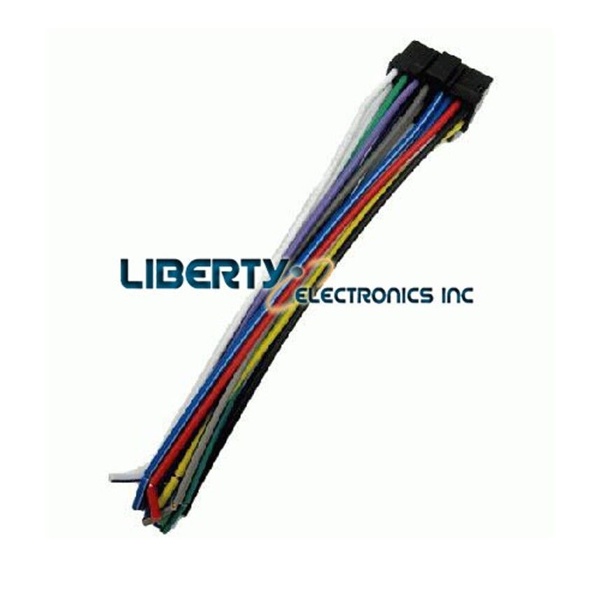 Sony Car Stereo Radio 16 Pin Wiring Wire Plug Harness